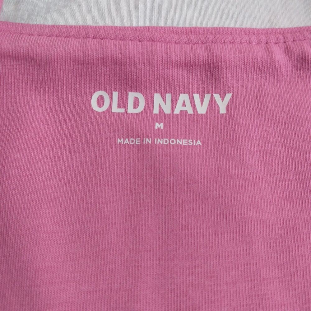 3 Old Navy Square Neck Tank Top Bodysuit Pink Orange Green Women’s Size M - Picture 4 of 14